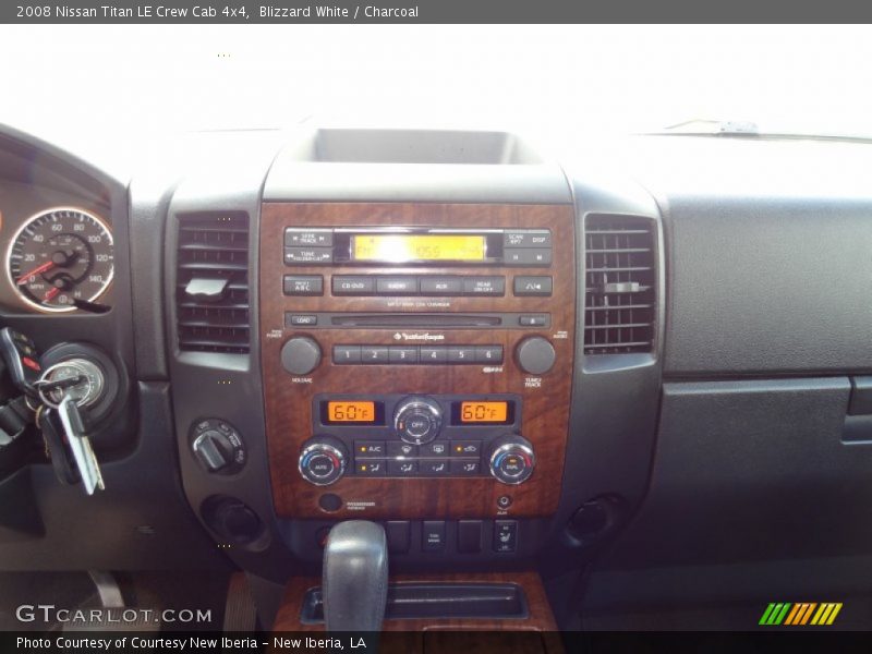 Blizzard White / Charcoal 2008 Nissan Titan LE Crew Cab 4x4