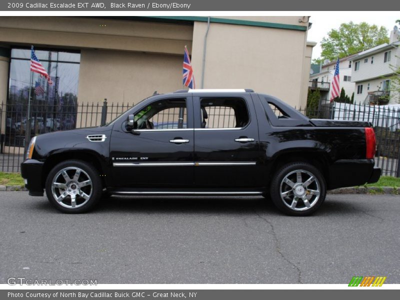 Black Raven / Ebony/Ebony 2009 Cadillac Escalade EXT AWD