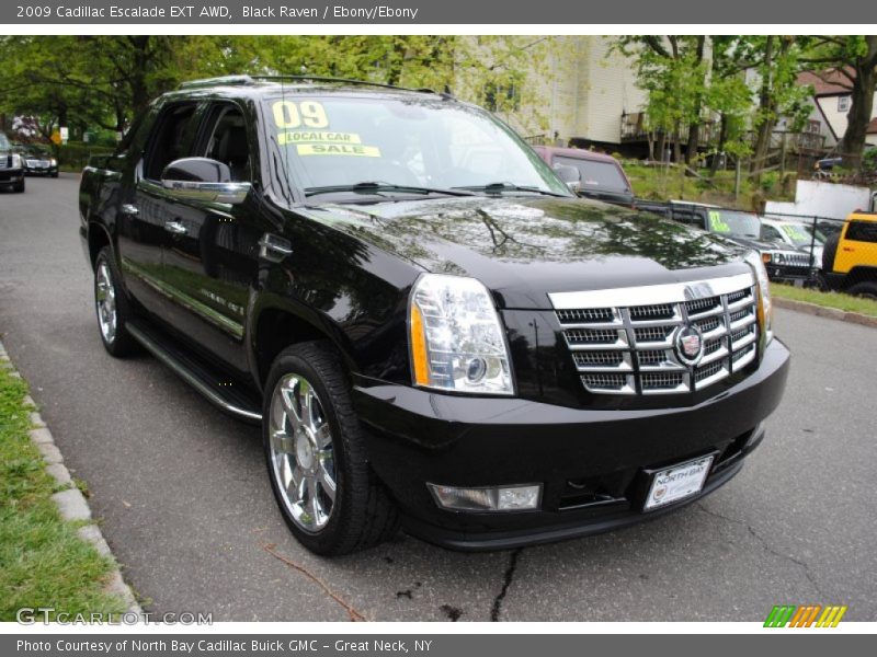 Black Raven / Ebony/Ebony 2009 Cadillac Escalade EXT AWD
