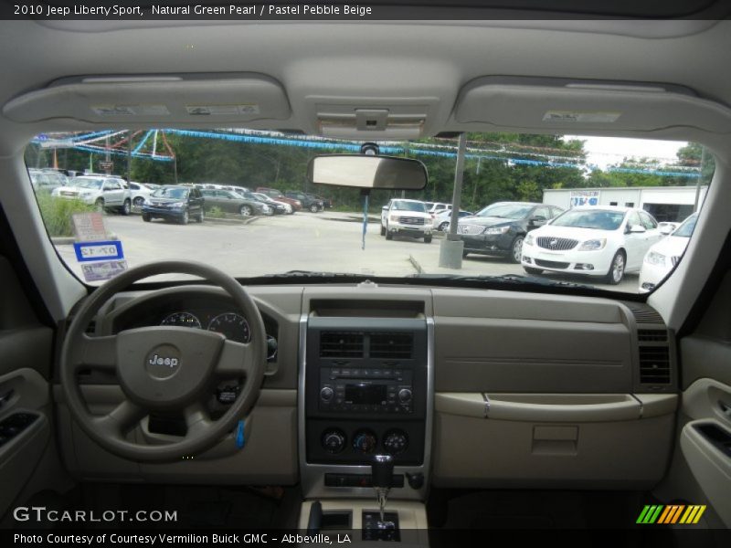 Natural Green Pearl / Pastel Pebble Beige 2010 Jeep Liberty Sport