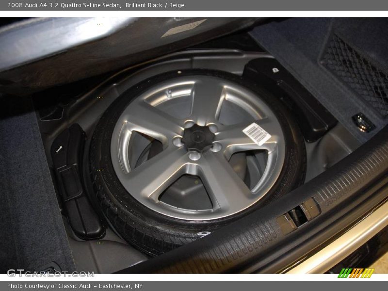 Brilliant Black / Beige 2008 Audi A4 3.2 Quattro S-Line Sedan