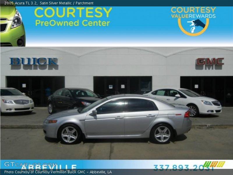 Satin Silver Metallic / Parchment 2005 Acura TL 3.2