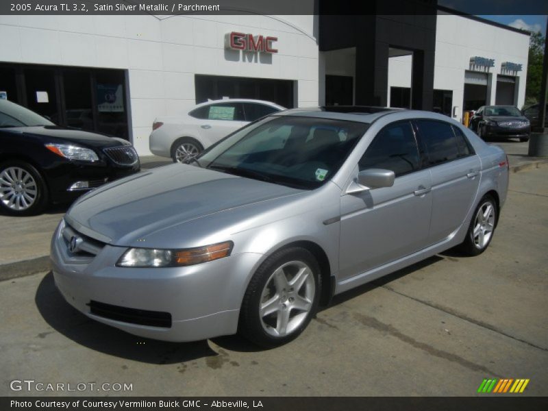 Satin Silver Metallic / Parchment 2005 Acura TL 3.2