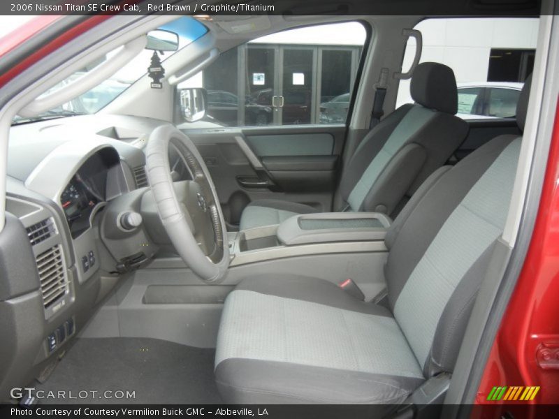Red Brawn / Graphite/Titanium 2006 Nissan Titan SE Crew Cab