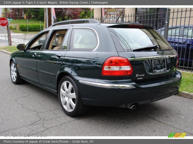 British Racing Green / Champagne 2006 Jaguar X-Type 3.0 Sport Wagon
