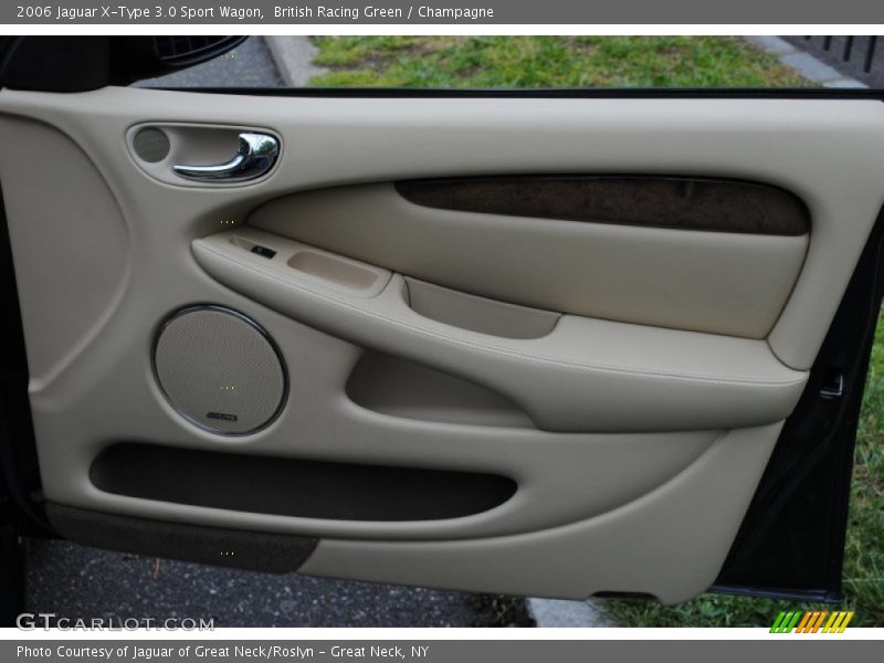 British Racing Green / Champagne 2006 Jaguar X-Type 3.0 Sport Wagon