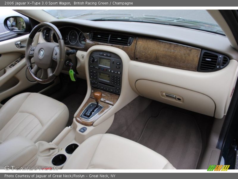  2006 X-Type 3.0 Sport Wagon Champagne Interior