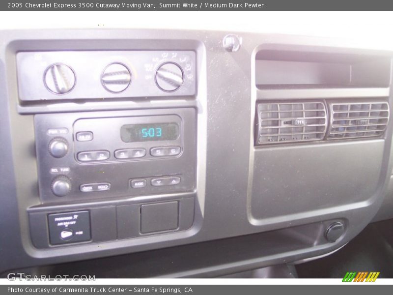 Summit White / Medium Dark Pewter 2005 Chevrolet Express 3500 Cutaway Moving Van