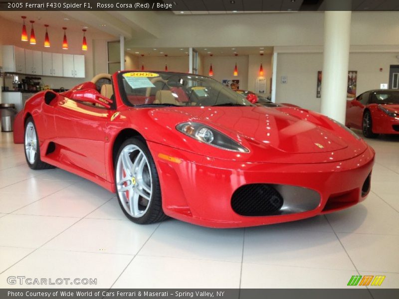 Front 3/4 View of 2005 F430 Spider F1