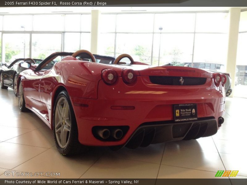 Rosso Corsa (Red) / Beige 2005 Ferrari F430 Spider F1