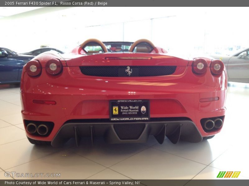 Rosso Corsa (Red) / Beige 2005 Ferrari F430 Spider F1