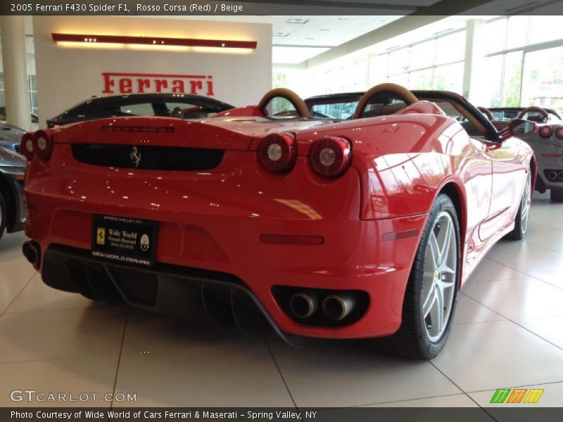 Rosso Corsa (Red) / Beige 2005 Ferrari F430 Spider F1