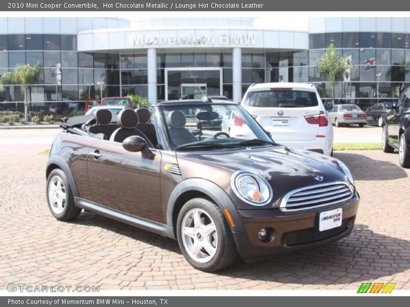 Hot Chocolate Metallic / Lounge Hot Chocolate Leather 2010 Mini Cooper Convertible