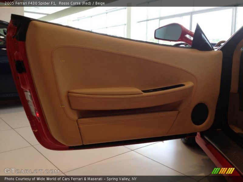 Rosso Corsa (Red) / Beige 2005 Ferrari F430 Spider F1