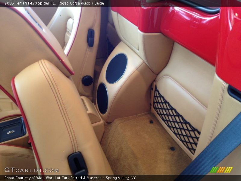 Rosso Corsa (Red) / Beige 2005 Ferrari F430 Spider F1