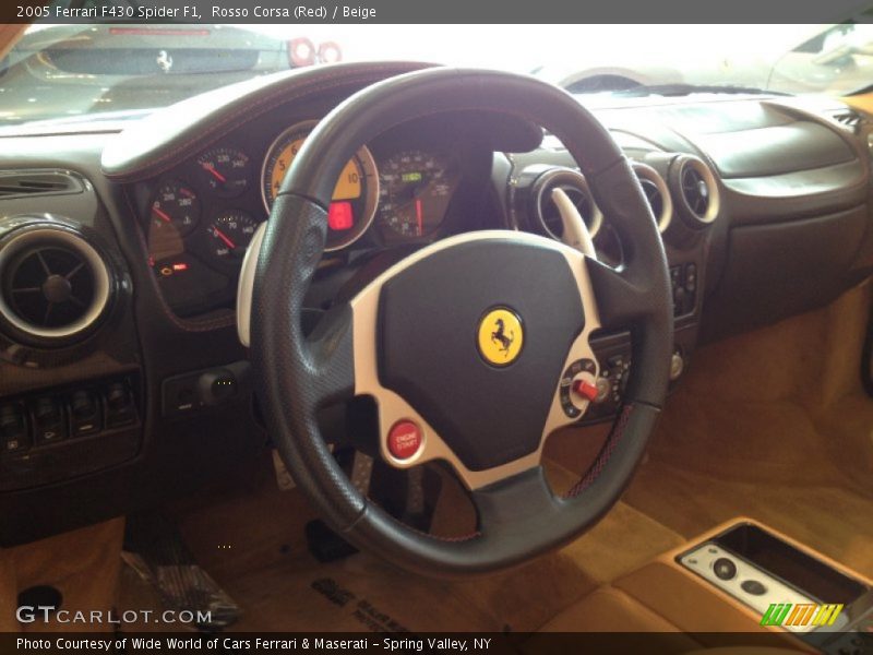 Rosso Corsa (Red) / Beige 2005 Ferrari F430 Spider F1