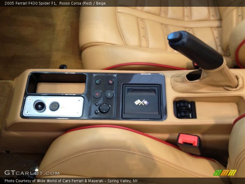 Rosso Corsa (Red) / Beige 2005 Ferrari F430 Spider F1
