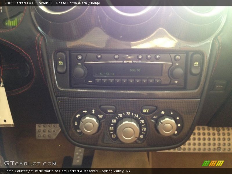 Rosso Corsa (Red) / Beige 2005 Ferrari F430 Spider F1