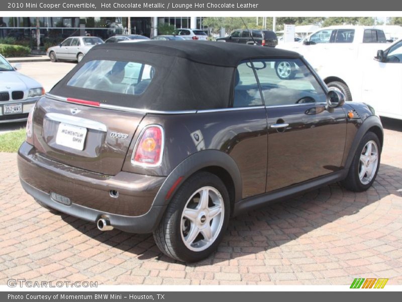Hot Chocolate Metallic / Lounge Hot Chocolate Leather 2010 Mini Cooper Convertible