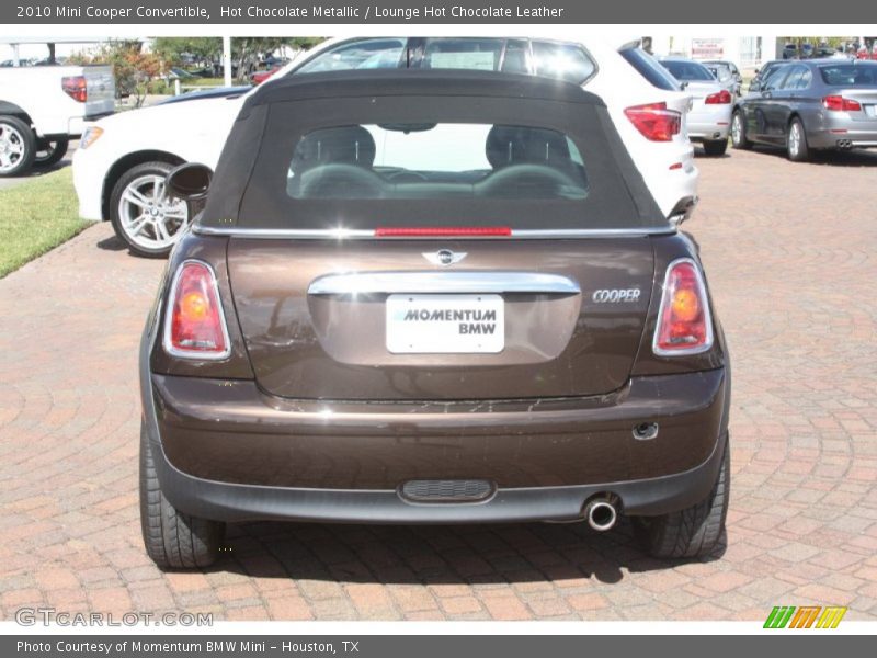 Hot Chocolate Metallic / Lounge Hot Chocolate Leather 2010 Mini Cooper Convertible