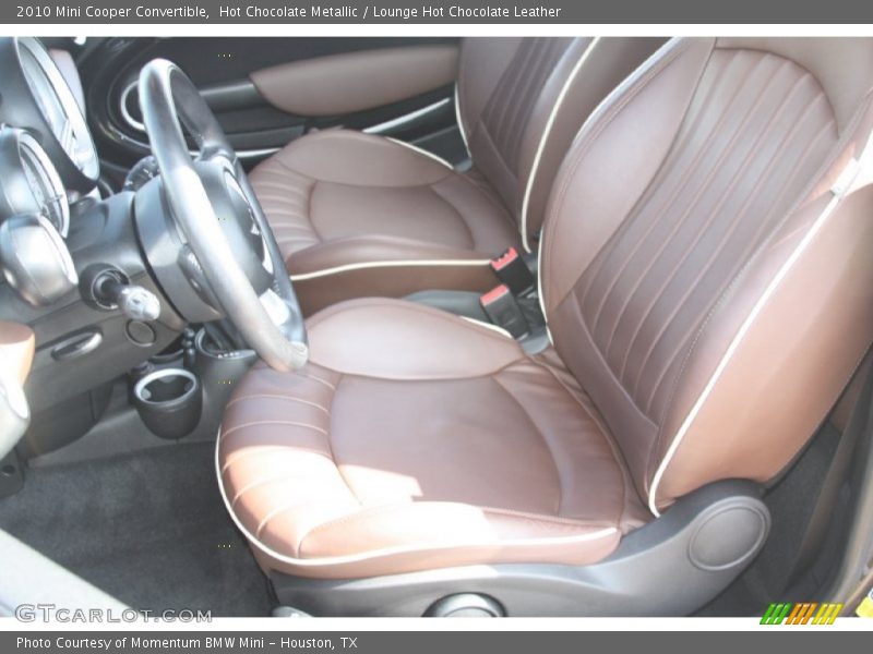 Hot Chocolate Metallic / Lounge Hot Chocolate Leather 2010 Mini Cooper Convertible