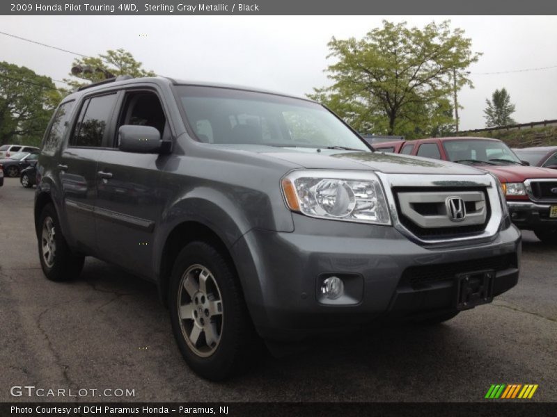Sterling Gray Metallic / Black 2009 Honda Pilot Touring 4WD