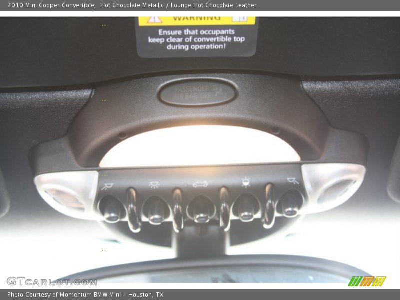 Hot Chocolate Metallic / Lounge Hot Chocolate Leather 2010 Mini Cooper Convertible