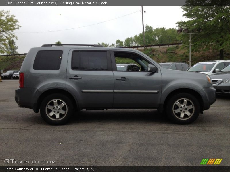 Sterling Gray Metallic / Black 2009 Honda Pilot Touring 4WD