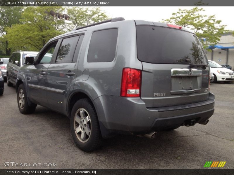 Sterling Gray Metallic / Black 2009 Honda Pilot Touring 4WD