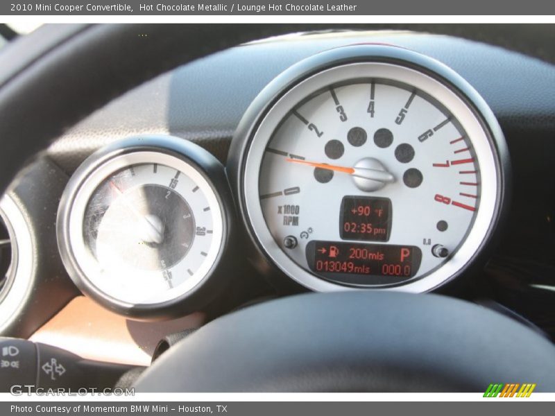 Hot Chocolate Metallic / Lounge Hot Chocolate Leather 2010 Mini Cooper Convertible