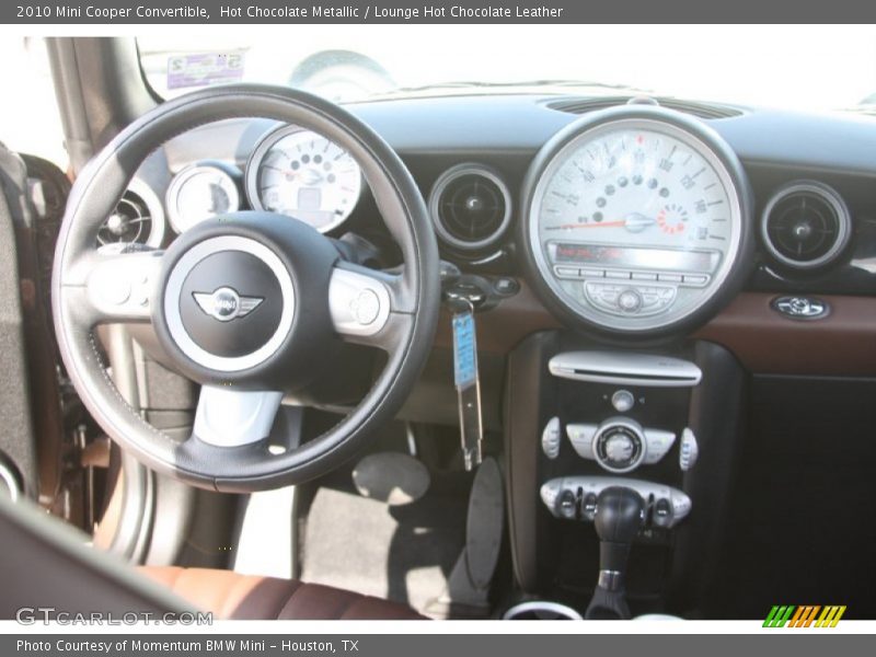 Hot Chocolate Metallic / Lounge Hot Chocolate Leather 2010 Mini Cooper Convertible
