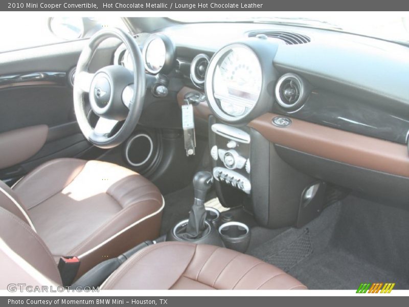 Hot Chocolate Metallic / Lounge Hot Chocolate Leather 2010 Mini Cooper Convertible