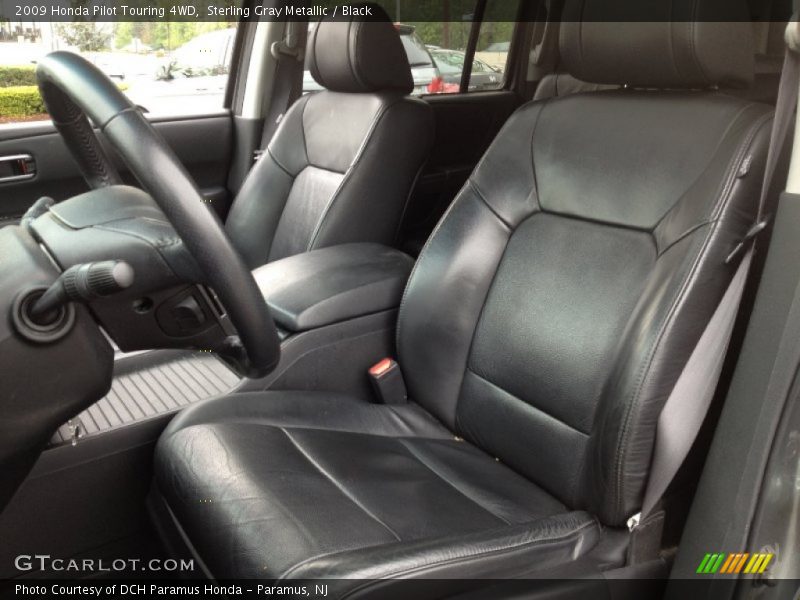 Sterling Gray Metallic / Black 2009 Honda Pilot Touring 4WD