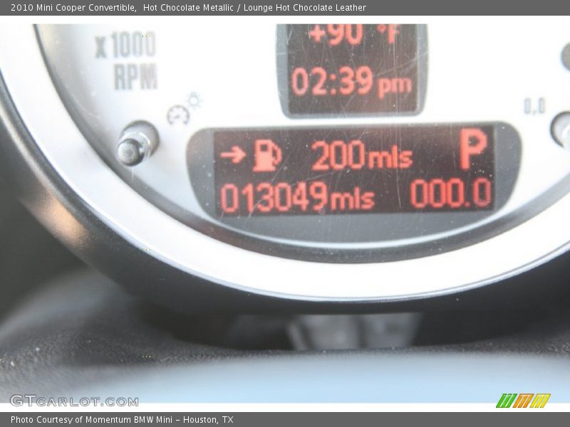 Hot Chocolate Metallic / Lounge Hot Chocolate Leather 2010 Mini Cooper Convertible