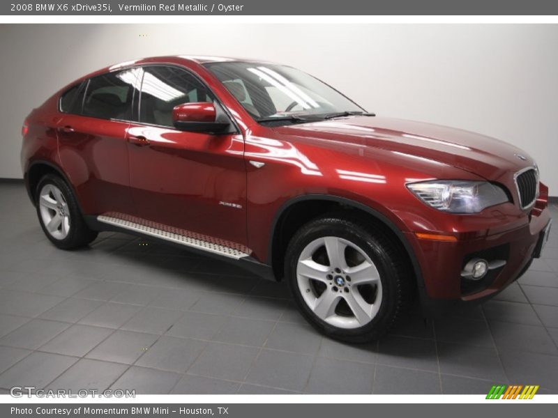 Vermilion Red Metallic / Oyster 2008 BMW X6 xDrive35i