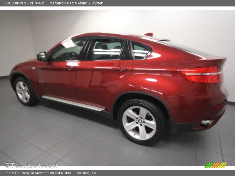 Vermilion Red Metallic / Oyster 2008 BMW X6 xDrive35i