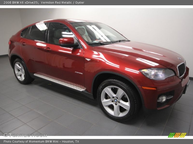 Vermilion Red Metallic / Oyster 2008 BMW X6 xDrive35i