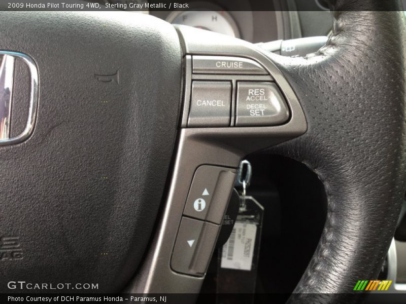 Sterling Gray Metallic / Black 2009 Honda Pilot Touring 4WD