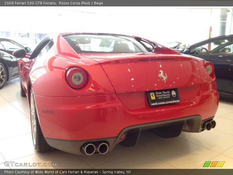 Rosso Corsa (Red) / Beige 2009 Ferrari 599 GTB Fiorano