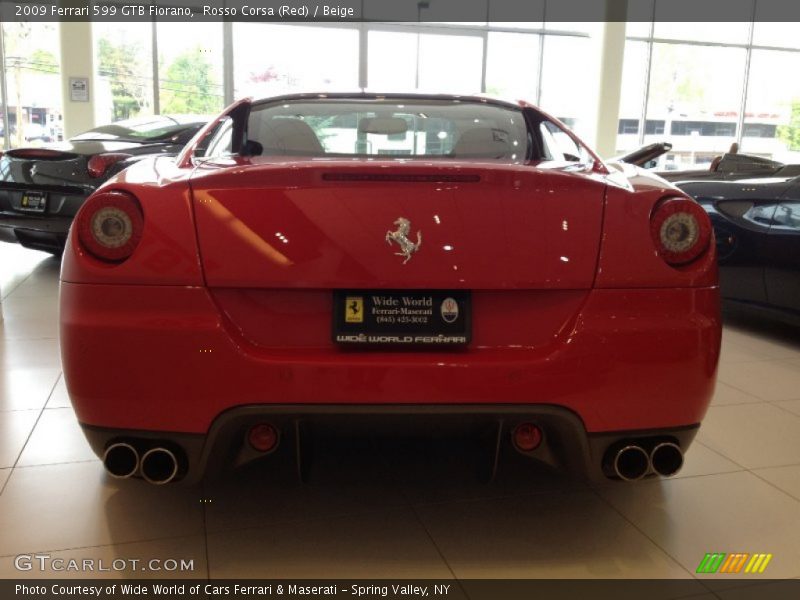 Rosso Corsa (Red) / Beige 2009 Ferrari 599 GTB Fiorano