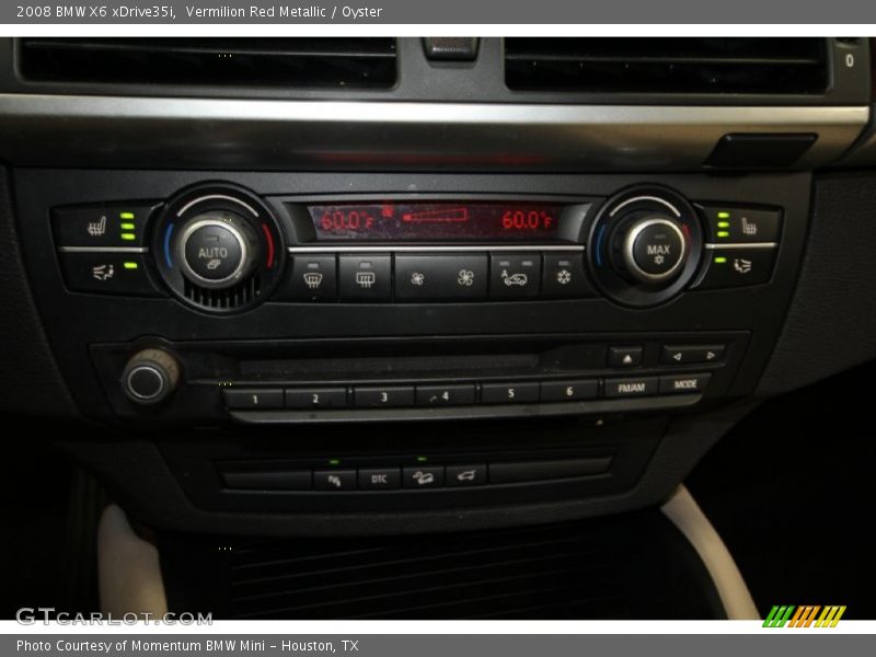 Vermilion Red Metallic / Oyster 2008 BMW X6 xDrive35i