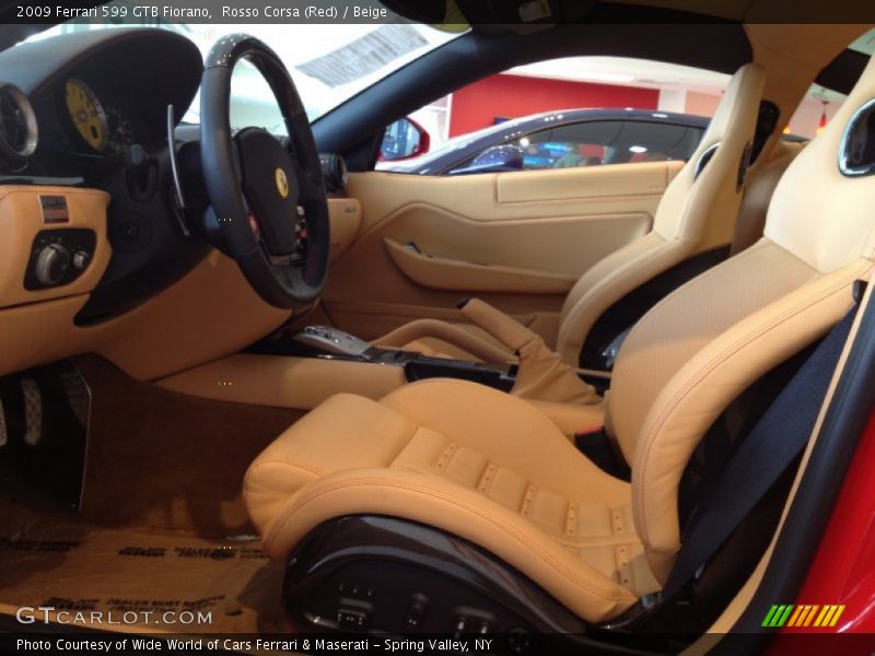  2009 599 GTB Fiorano  Beige Interior