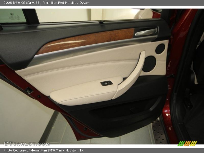 Vermilion Red Metallic / Oyster 2008 BMW X6 xDrive35i