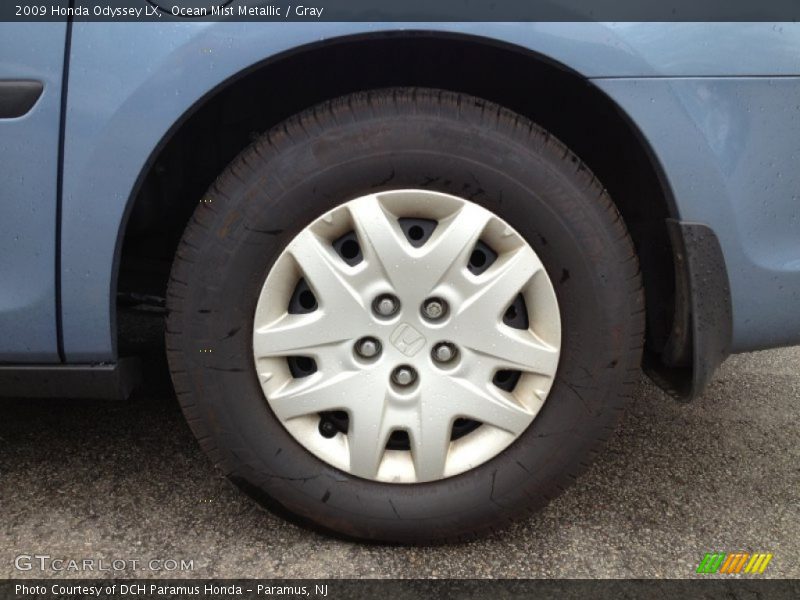 Ocean Mist Metallic / Gray 2009 Honda Odyssey LX