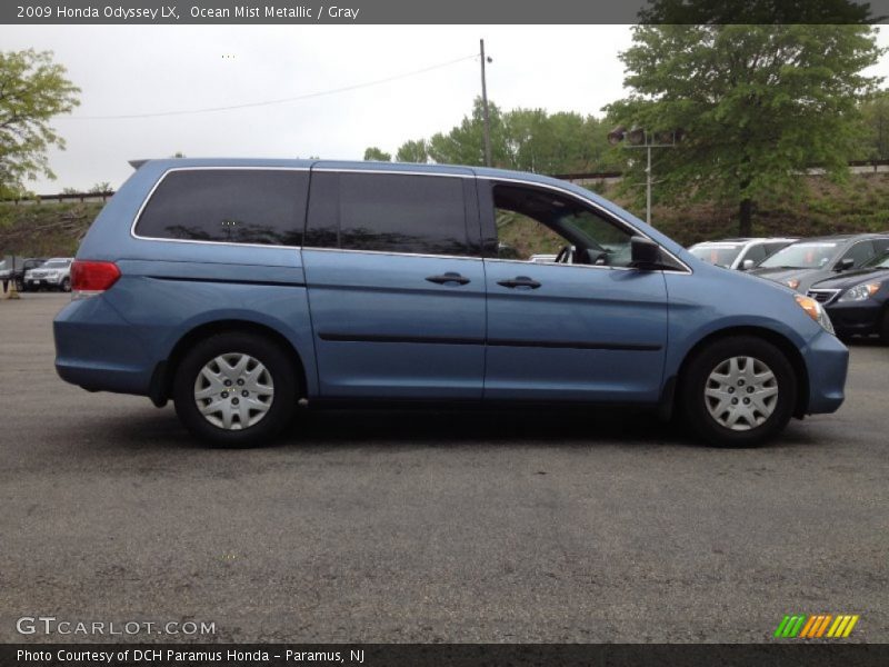 Ocean Mist Metallic / Gray 2009 Honda Odyssey LX