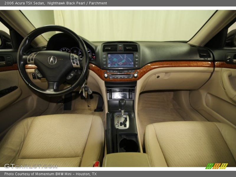 Nighthawk Black Pearl / Parchment 2006 Acura TSX Sedan