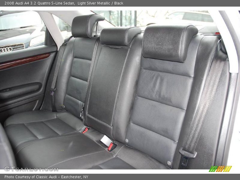 Light Silver Metallic / Black 2008 Audi A4 3.2 Quattro S-Line Sedan