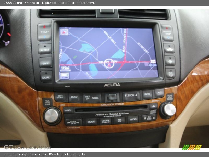 Nighthawk Black Pearl / Parchment 2006 Acura TSX Sedan