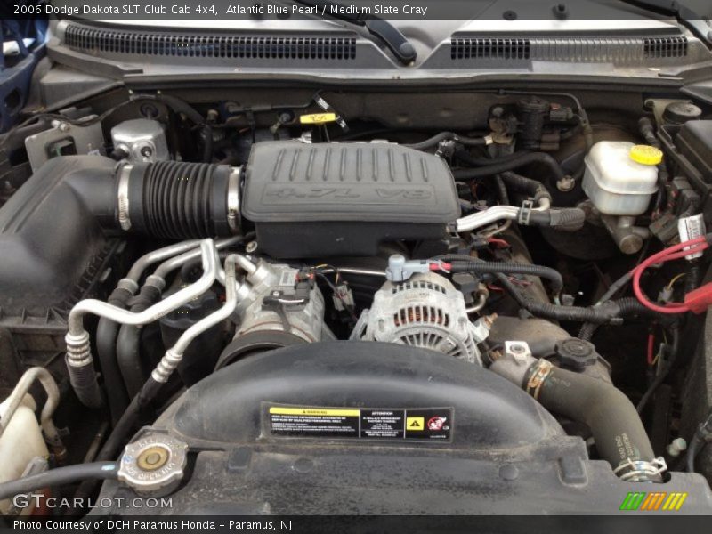 Atlantic Blue Pearl / Medium Slate Gray 2006 Dodge Dakota SLT Club Cab 4x4