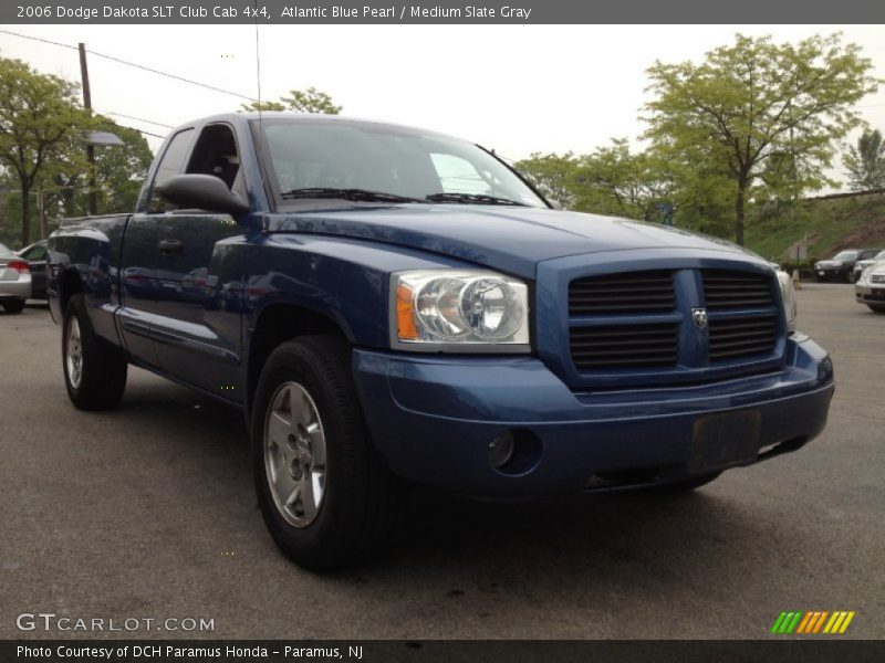 Atlantic Blue Pearl / Medium Slate Gray 2006 Dodge Dakota SLT Club Cab 4x4